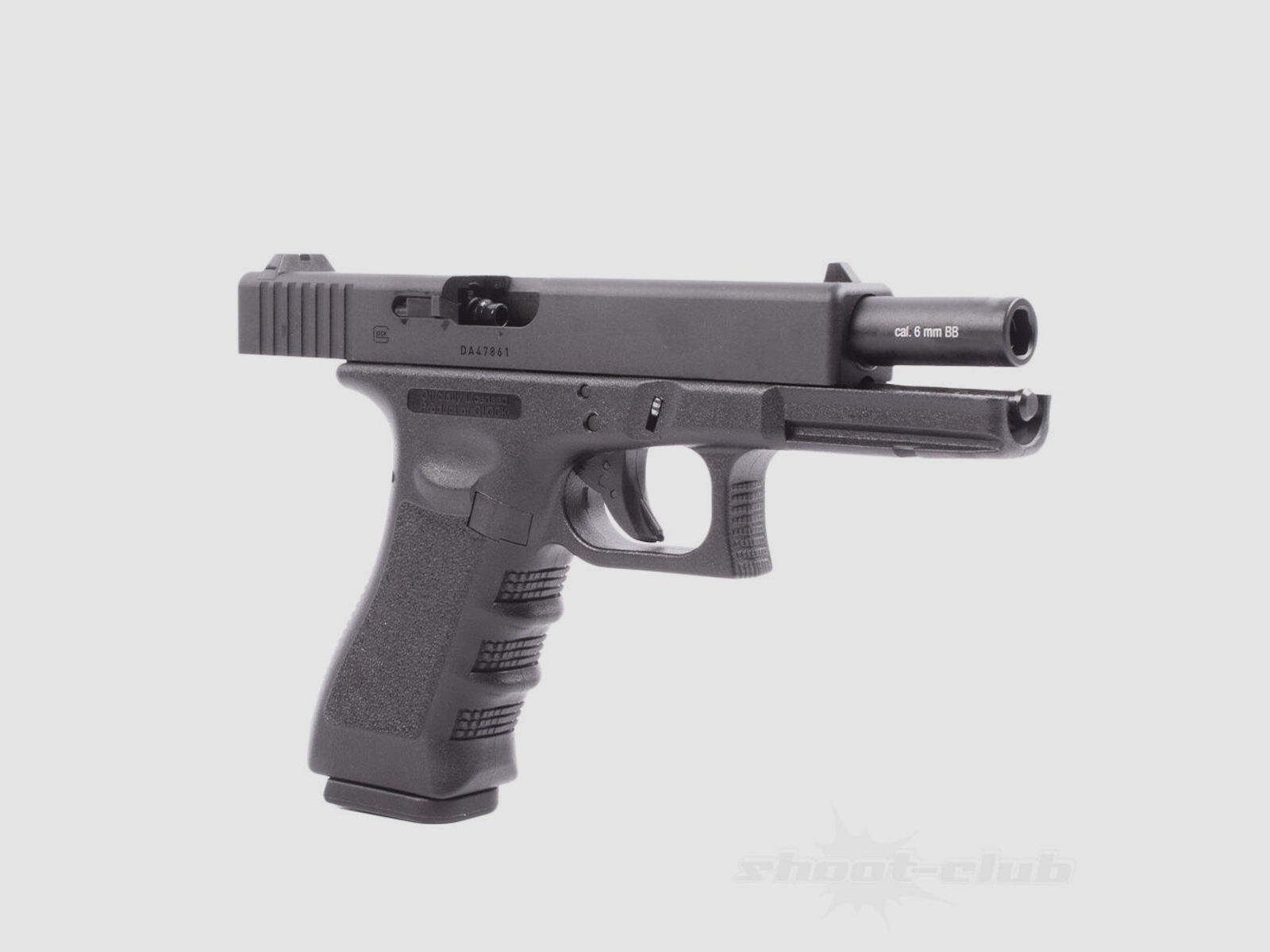 Glock 17 Airsoftpistole GBB Metallschlitten 6 mm BB 20 Schuss
