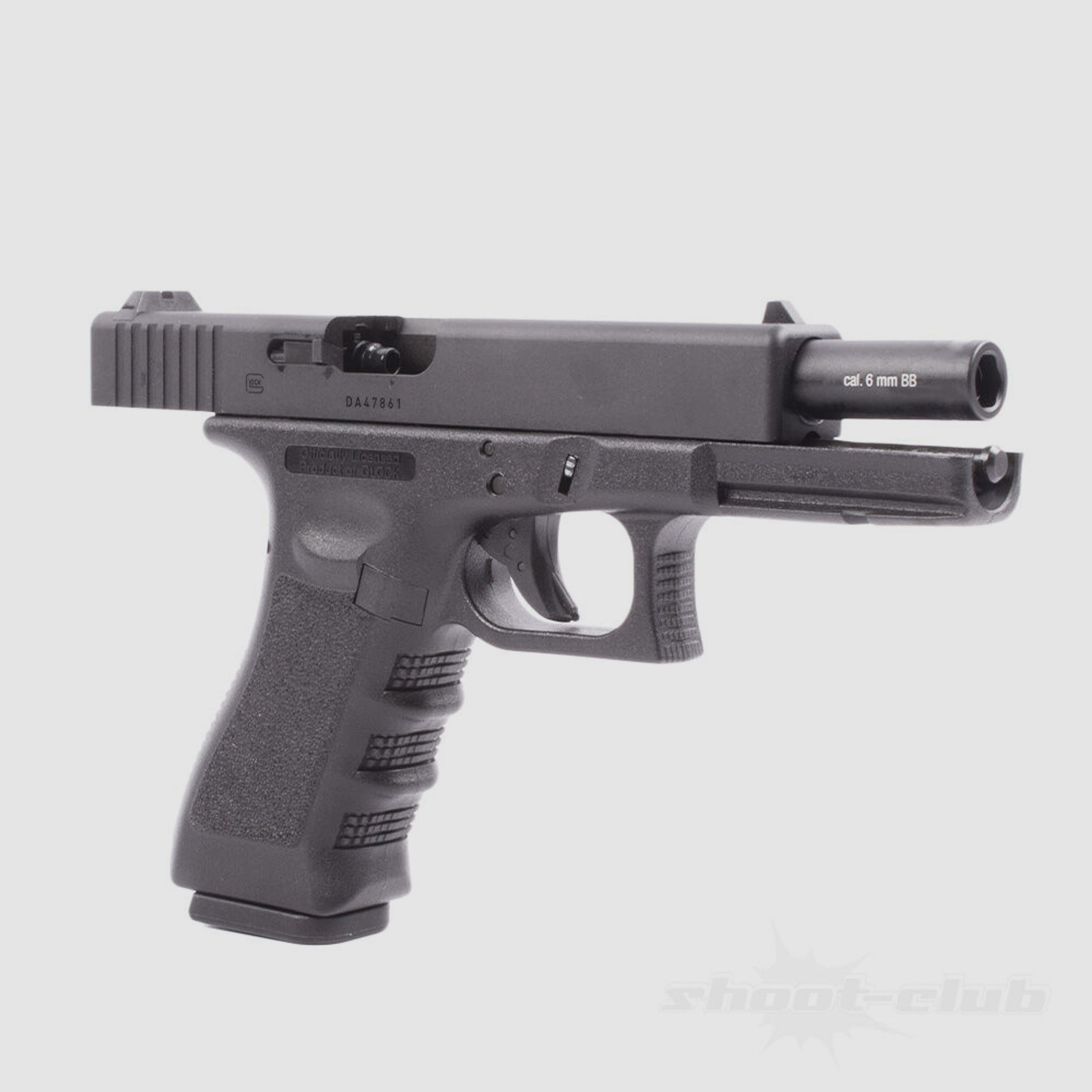 Glock 17 Airsoftpistole GBB Metallschlitten 6 mm BB 20 Schuss
