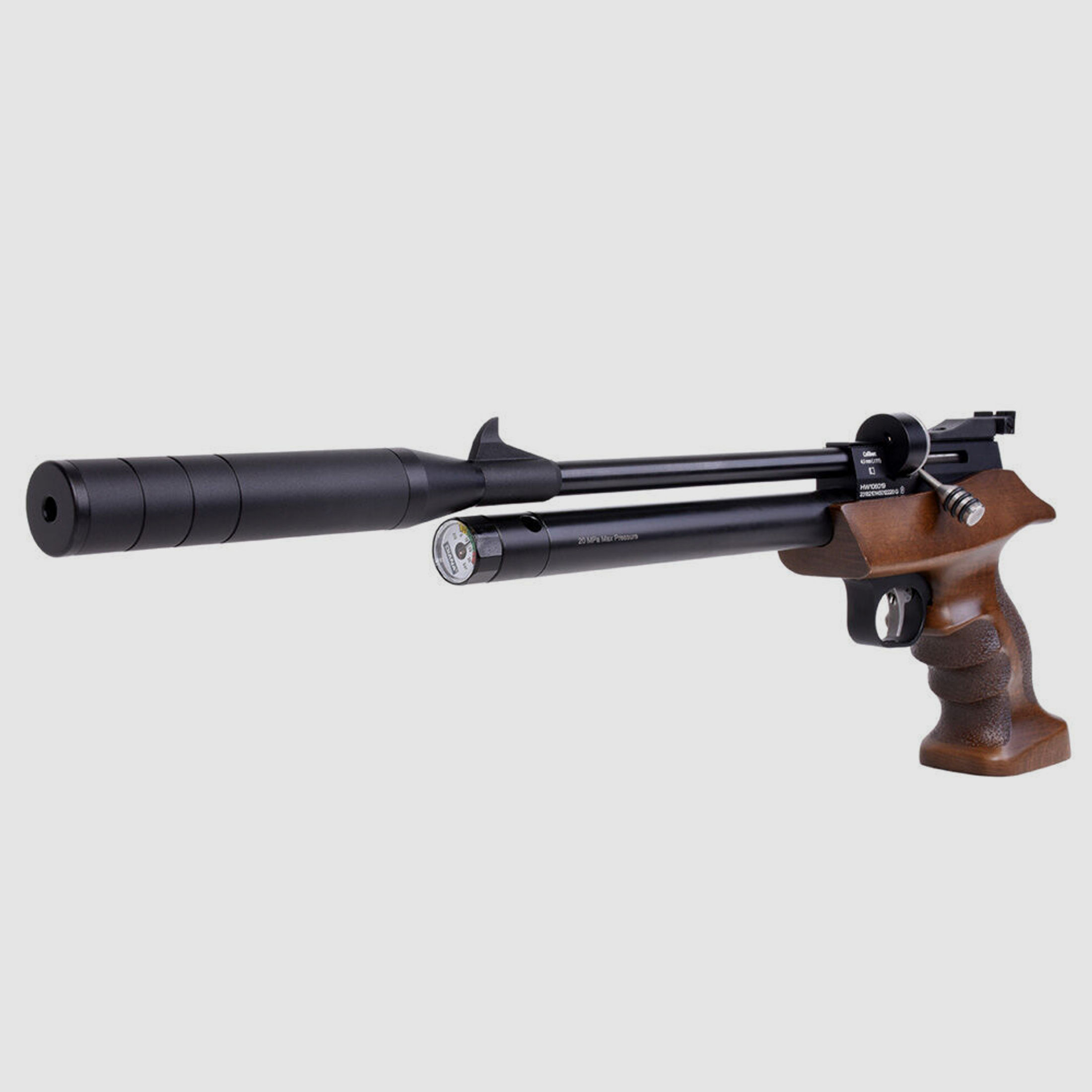 Diana Bandit Gen 2 Pressluftpistole 4,5mm Diabolos Supertarget Set