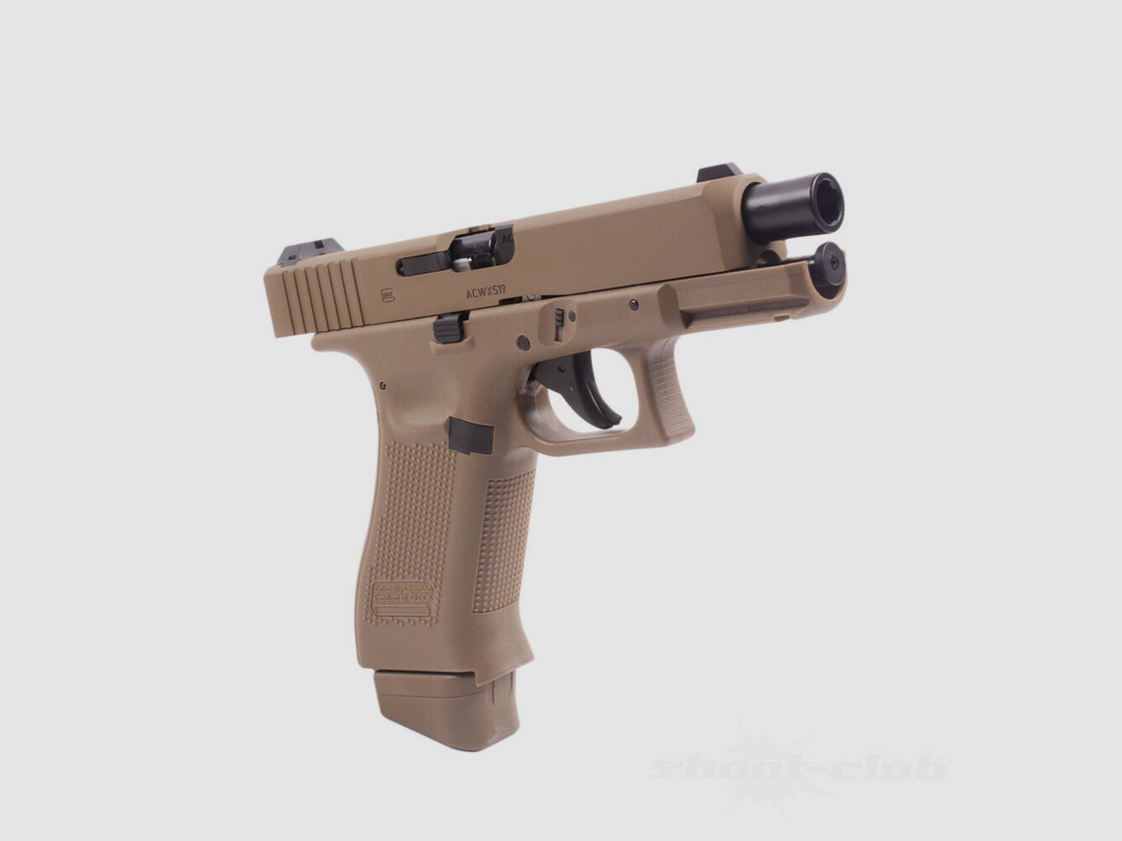 Elite Force Glock 19X Airsoft Co2 Pistole 6 mm BB Coyote