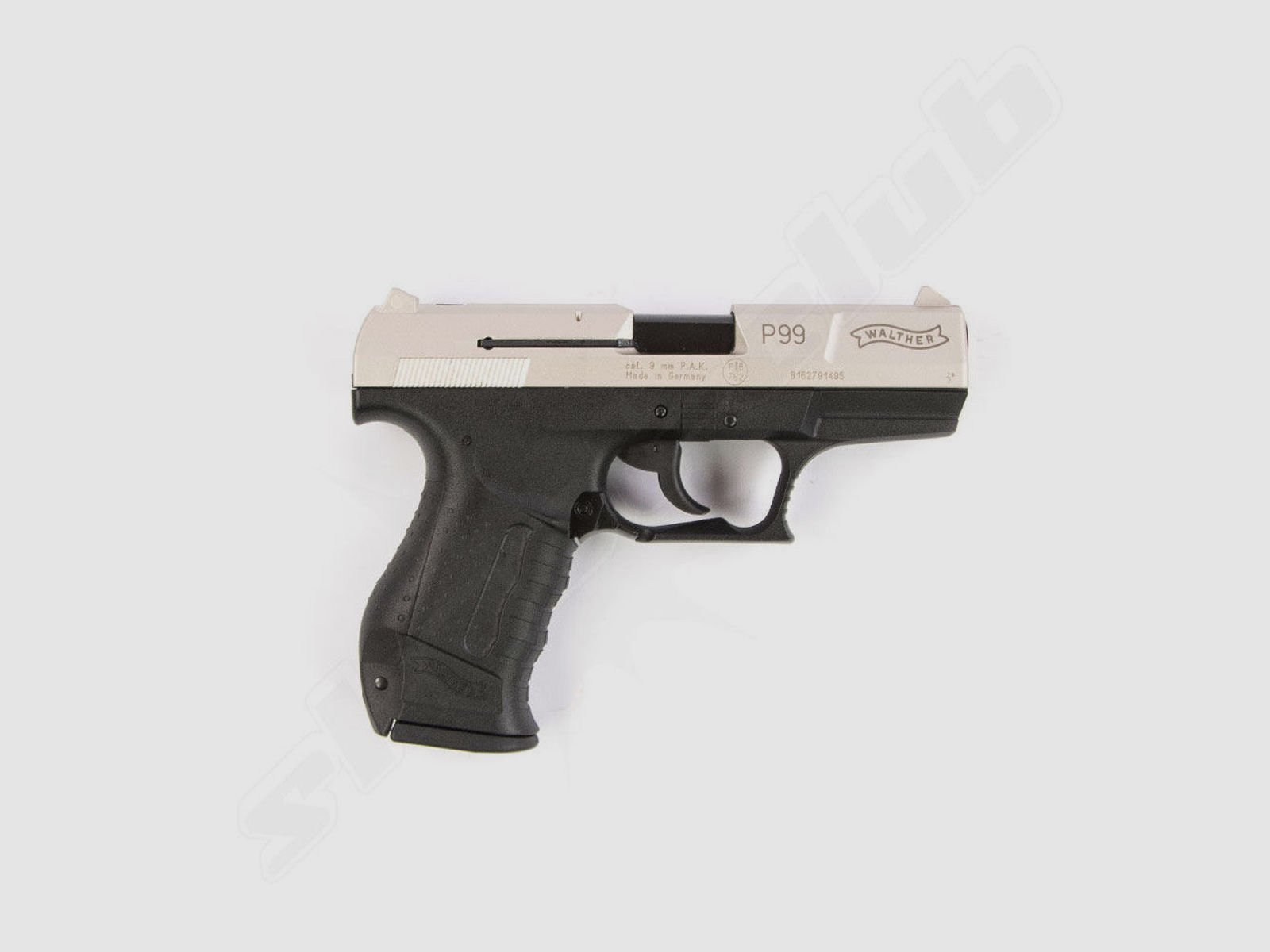 Walther P99 Schreckschusspistole 9mm vernickelt + Platzpatronen
