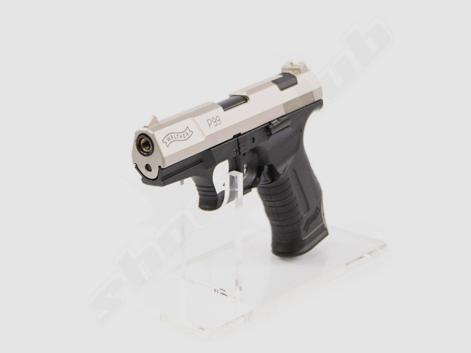 Walther P99 Schreckschusspistole 9mm vernickelt + Platzpatronen