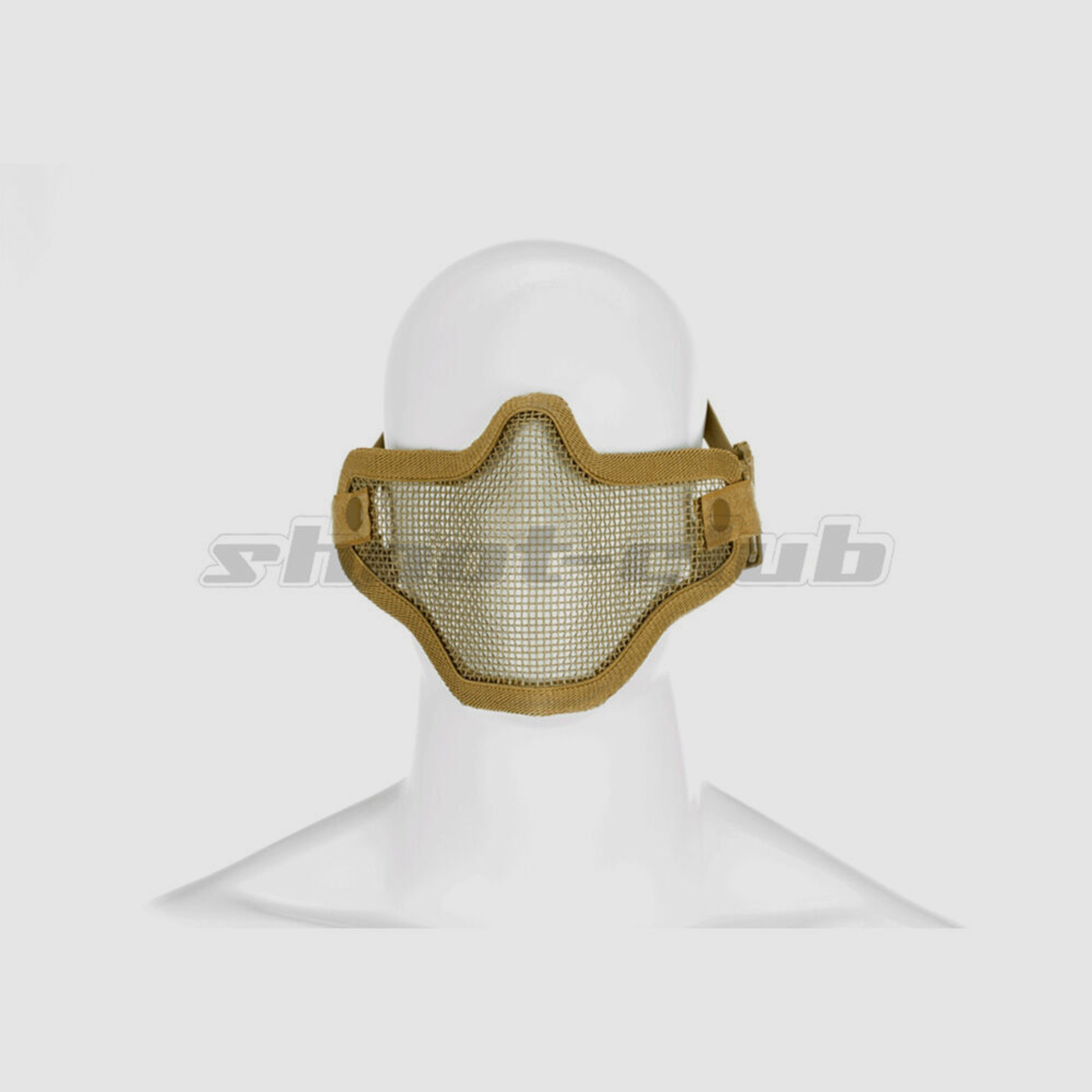 Invader Gear Steel Half Face Mask Airsoft Maske Tan