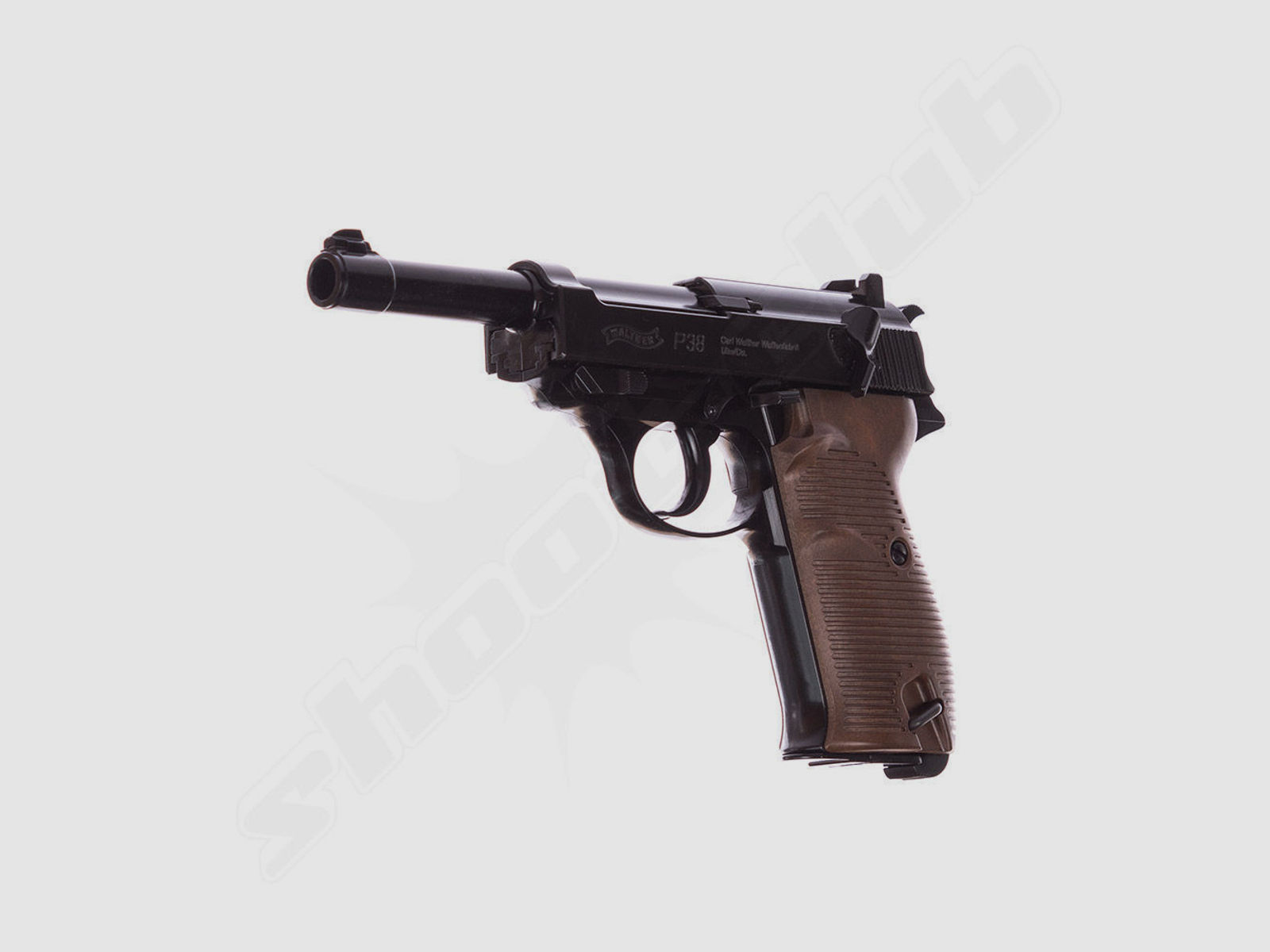 Walther P38 CO2 Pistole mit Blowback - 4,5mm Stahl BBs