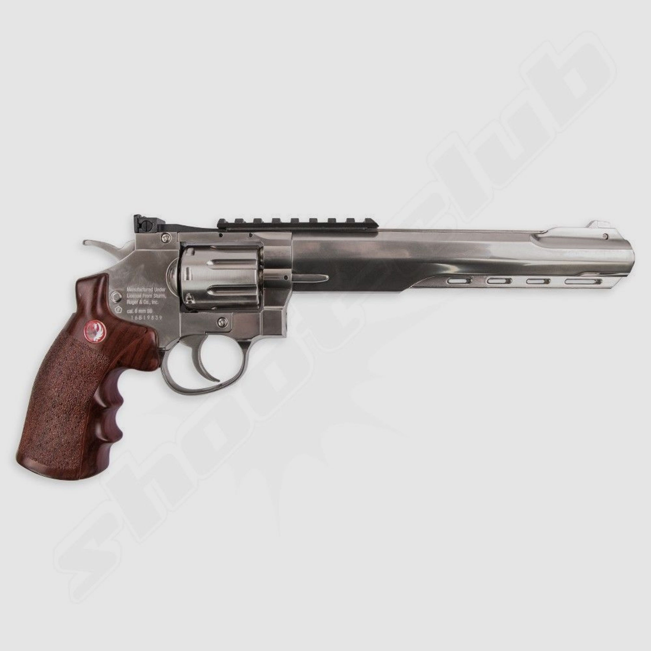 Ruger Super Hawk 8" CO2 Softair Revolver chrom - 6mm