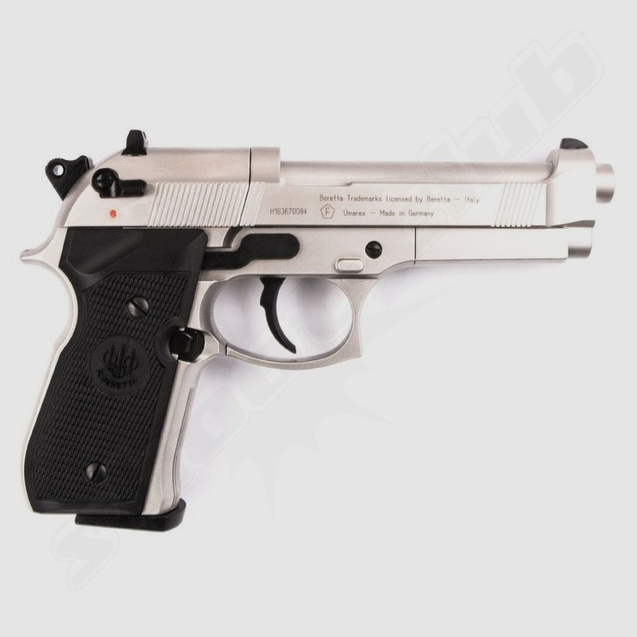 Beretta M 92 FS CO2 Pistole Nickel - 4,5mm Diabolo