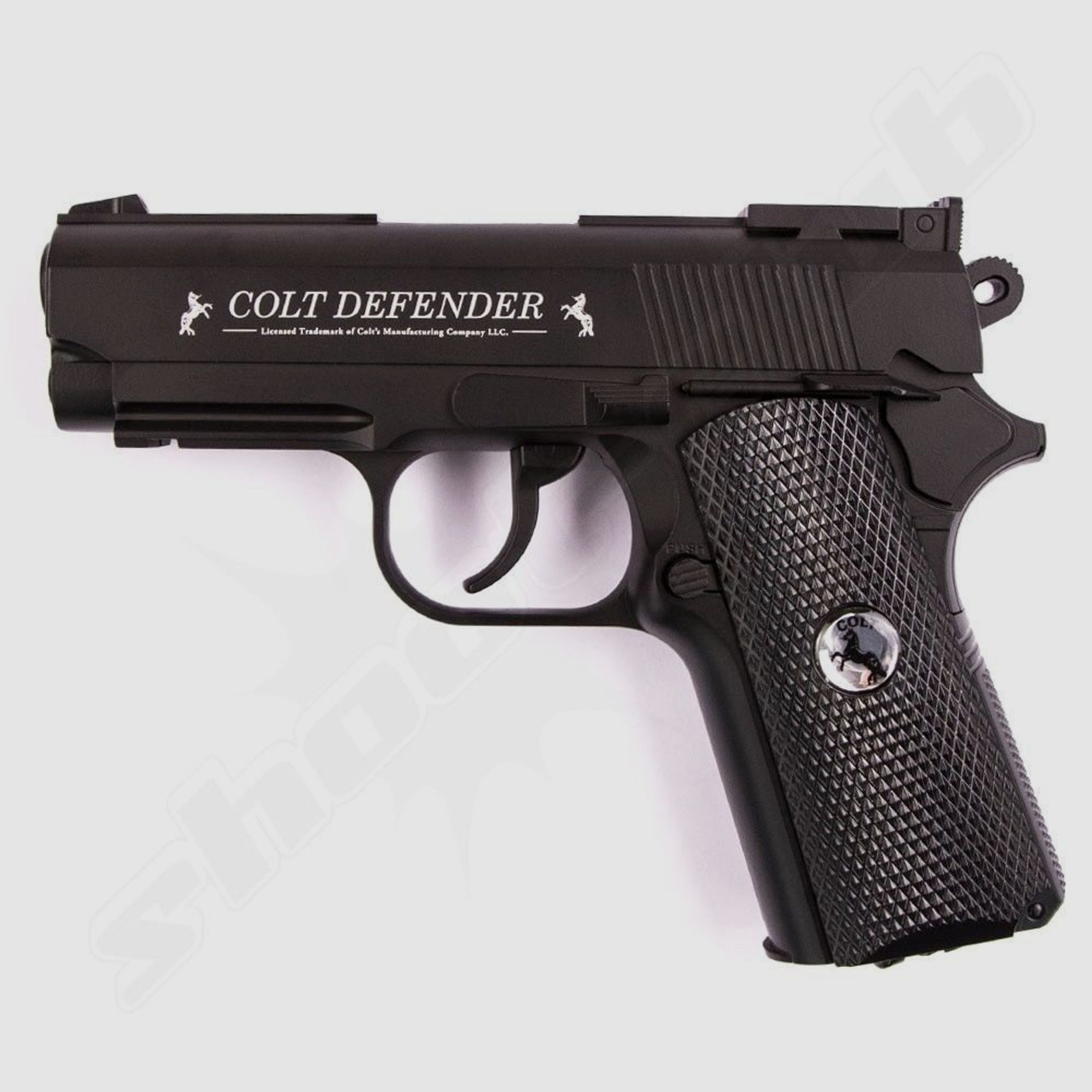 Colt Defender CO2 Pistole 4,5mm Stahl-BBs schwarz - Koffer-Set