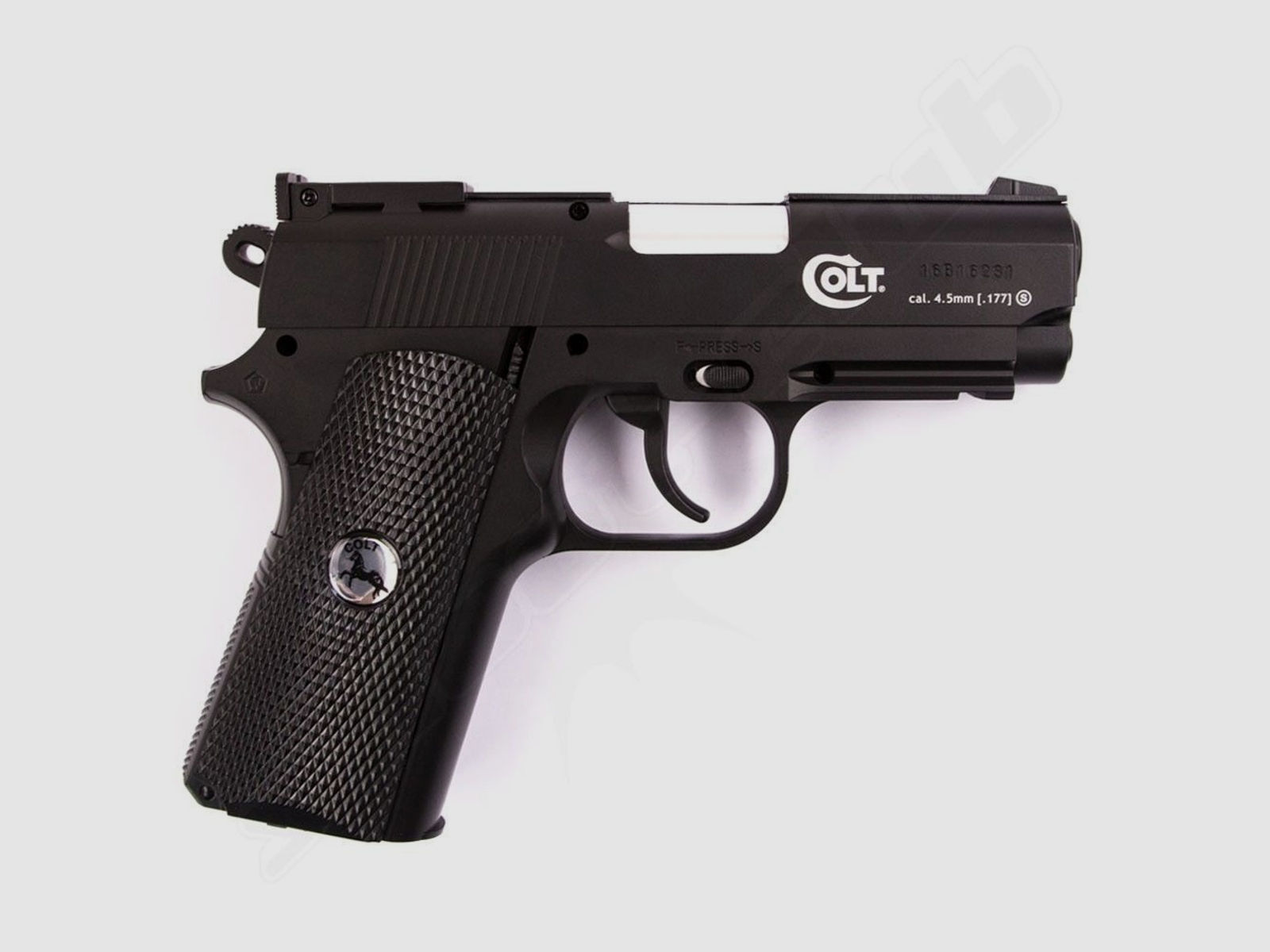 Colt Defender CO2 Pistole 4,5mm Stahl-BBs schwarz - Koffer-Set