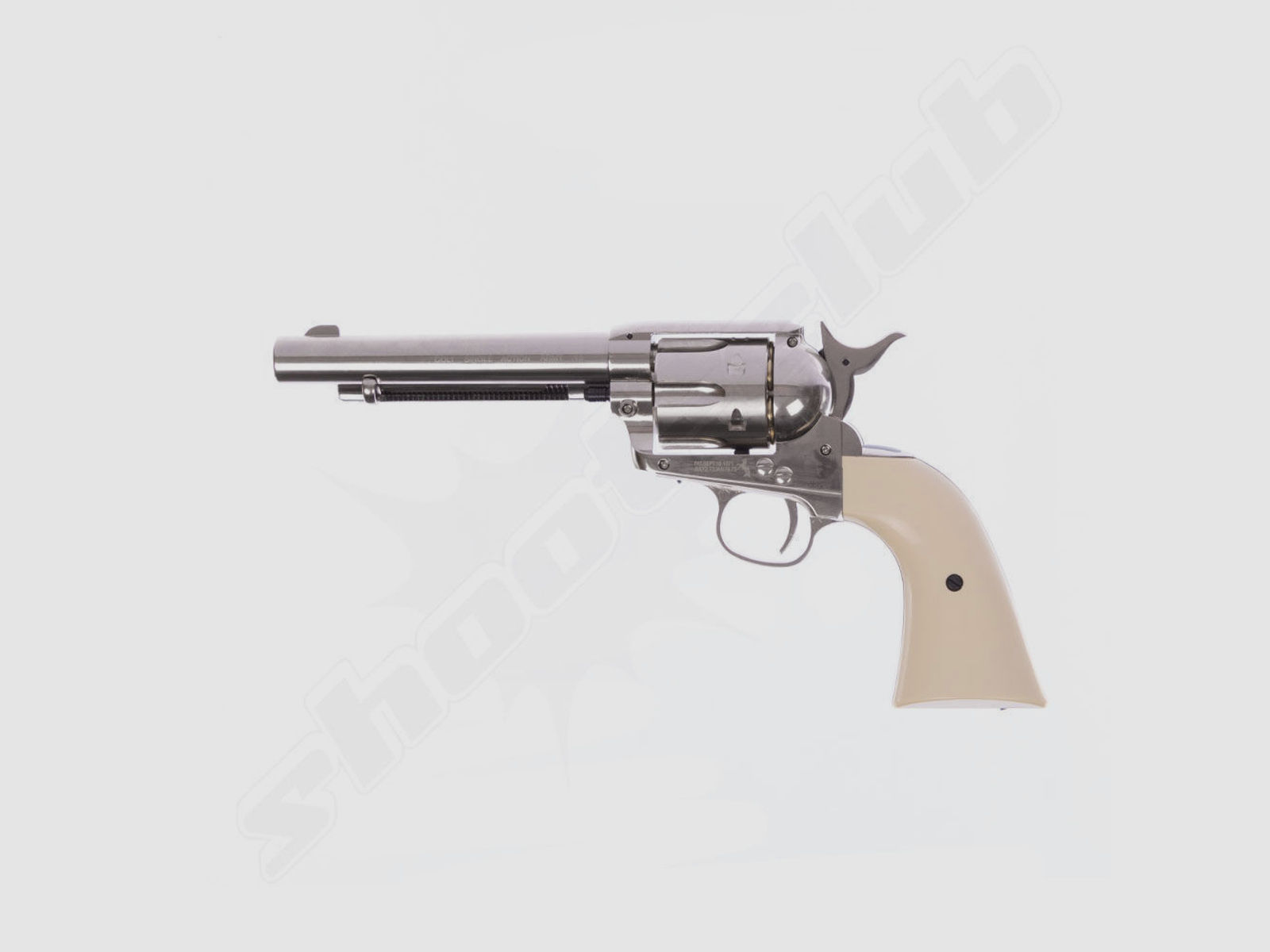 CO2 Revolver COLT SAA .45 Peacemaker Kaliber 4,5mm - vernickelt