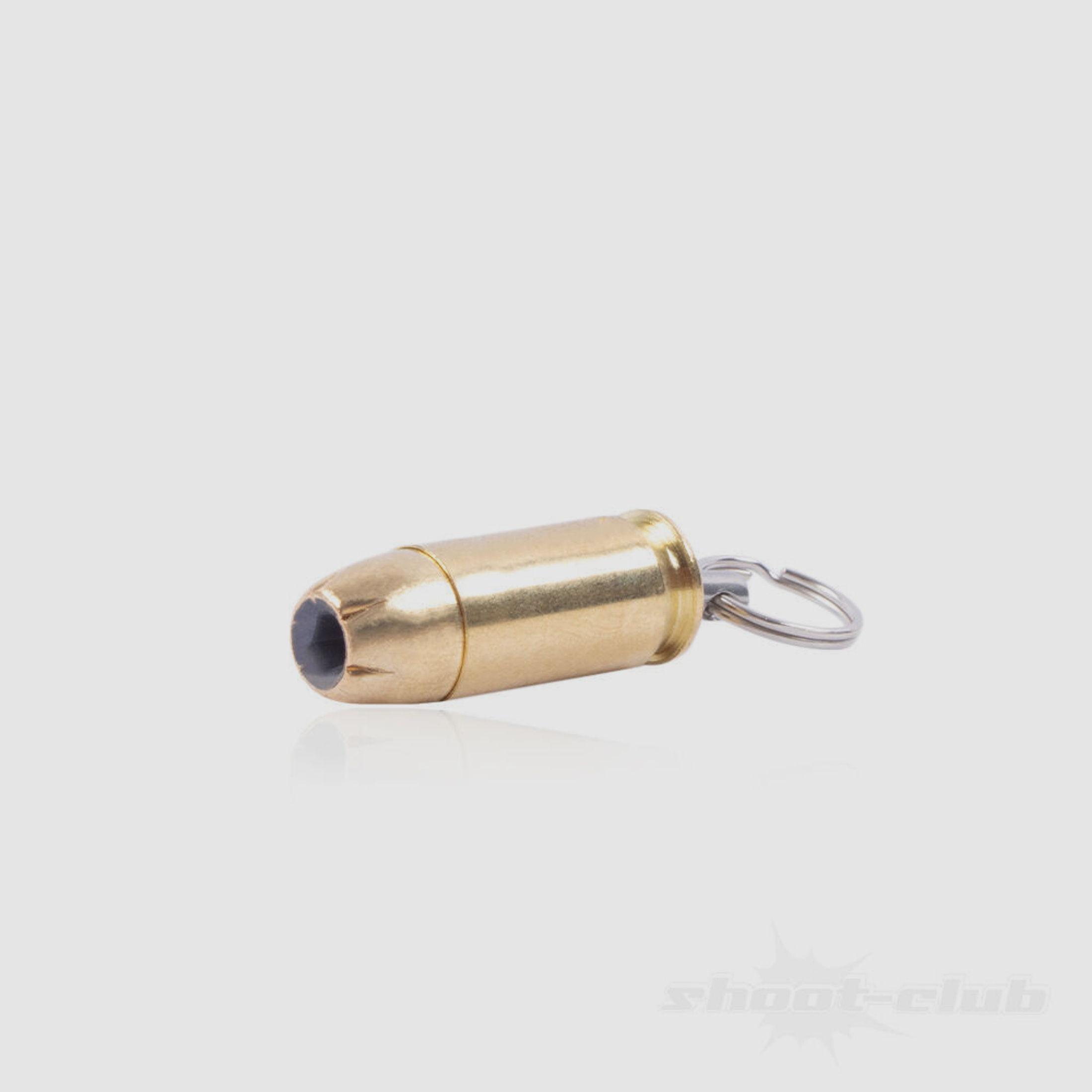 Copper & Brass Schlüsselanhänger .45ACP Hohlspitzgeschoss Tombak