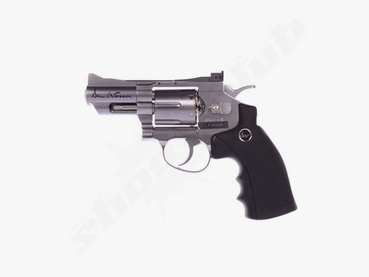 Dan Wesson CO2 Revolver 2,5 Zoll - 4,5 mm Stahlkugeln - silber