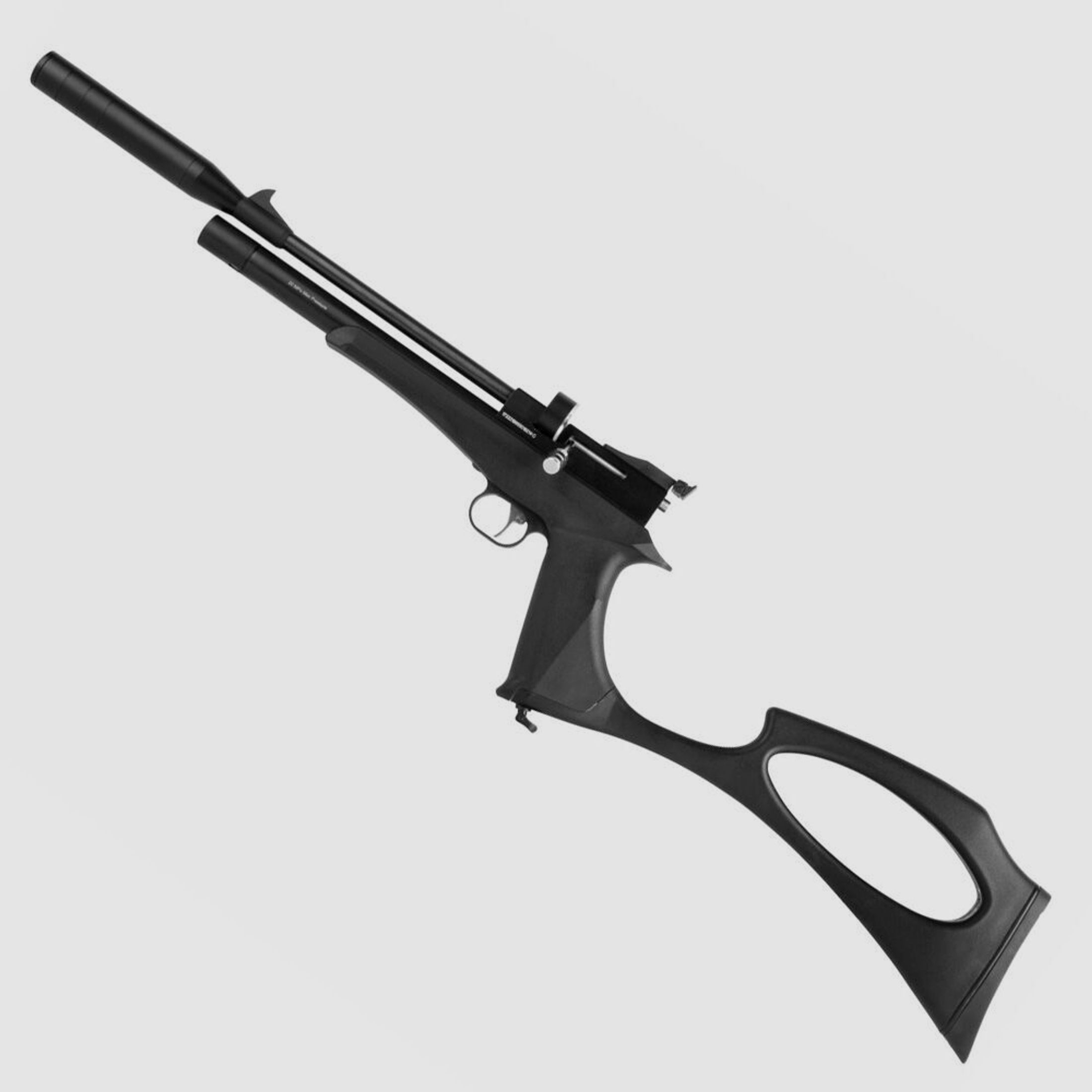 Diana Bandit Black Pressluftpistole 4,5 mm Diabolo mit Schafterweiterung