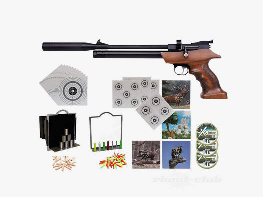 Diana Bandit Gen 2 Pressluftpistole 4,5mm Diabolos Supertarget Set
