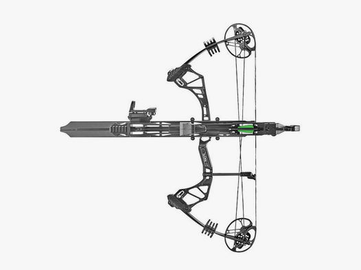 EK Archery Whipshot Compoundbogen mit Pfeil-Magazin Schwarz
