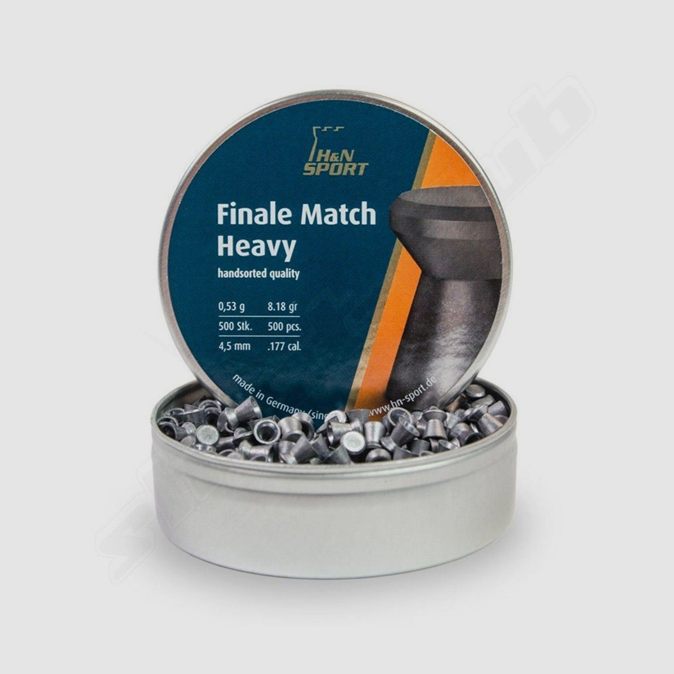 H&N Finale Match Heavy Diabolos Kaliber 4,5mm 0,53g - 500 Stk.