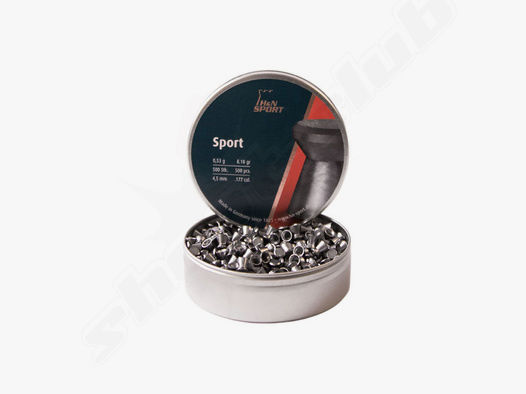 H&N Sport Flachkopf Diabolos glatt 4,5mm 0,53g 500 Stück