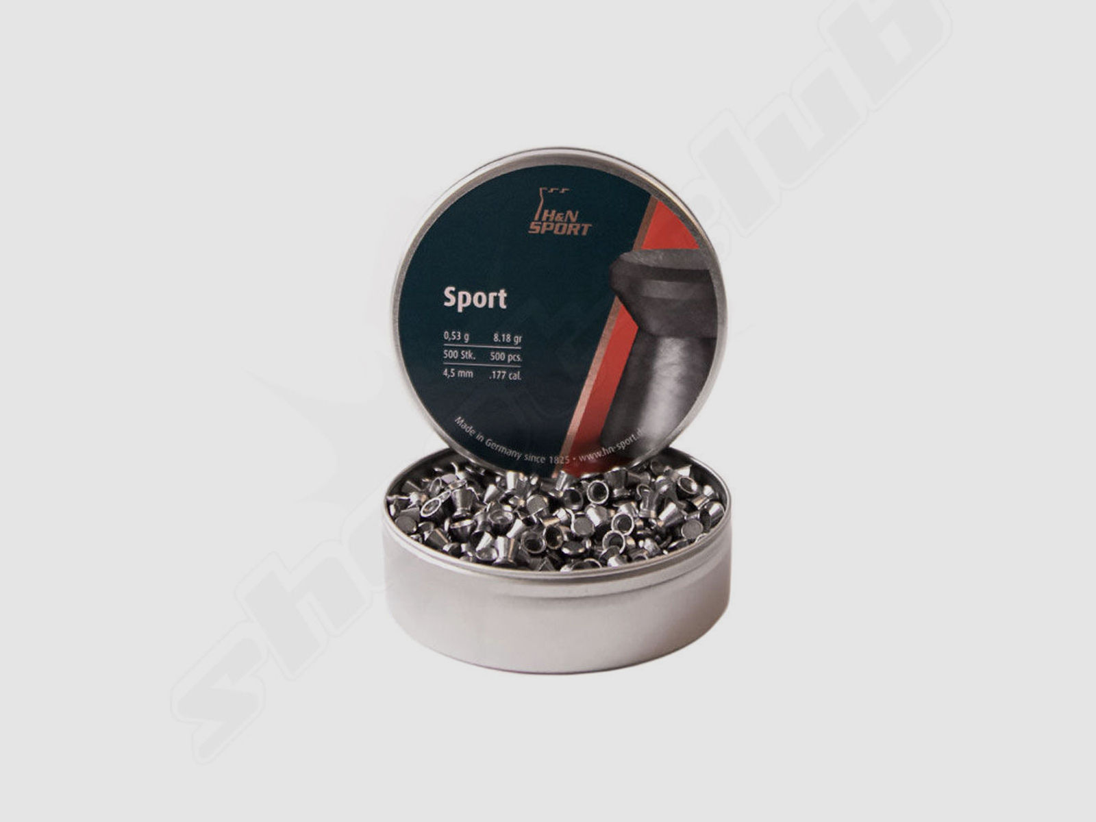 H&N Sport Flachkopf Diabolos glatt 4,5mm 0,53g 500 Stück