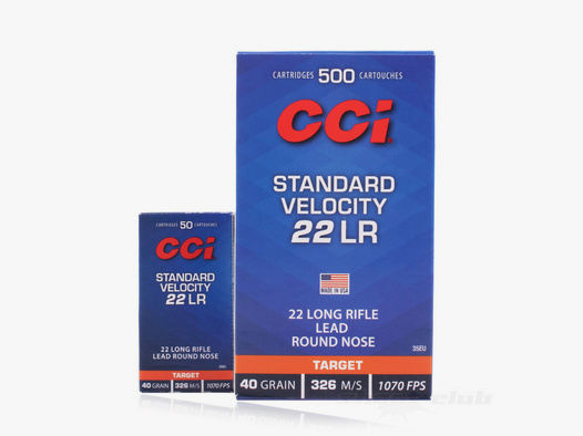Kleinkaliberpatronen CCI Standard Velocity 500 Schuss .22lfB