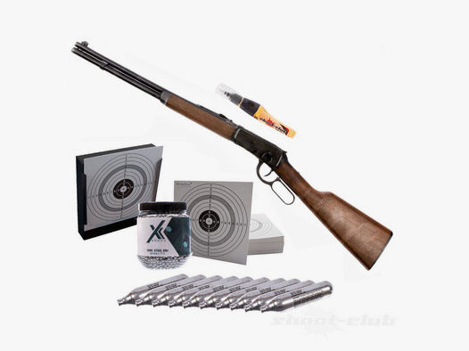 Legends Cowboy Rifle CO2 Gewehr Kaliber 4,5 mm Stahl BBs - im Set