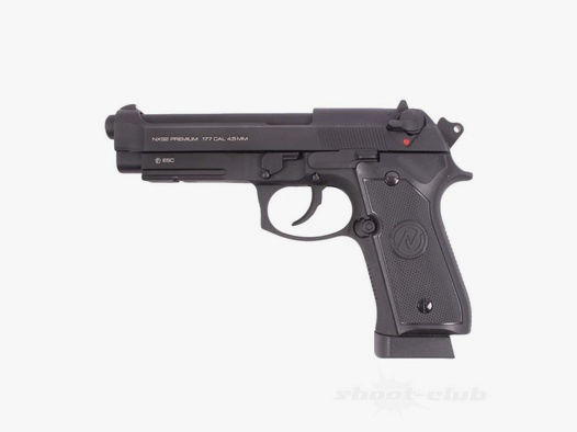 NX92 Premium Commando Co2 Pistole mit Blow Back .4,5mm Schwarz