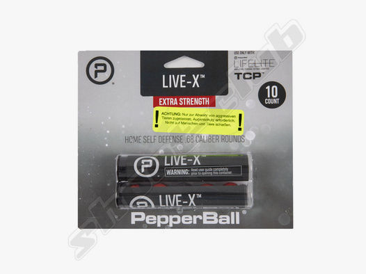 PepperBall Live-X PAVA Projektil 5% 10 Stk. cal. 68