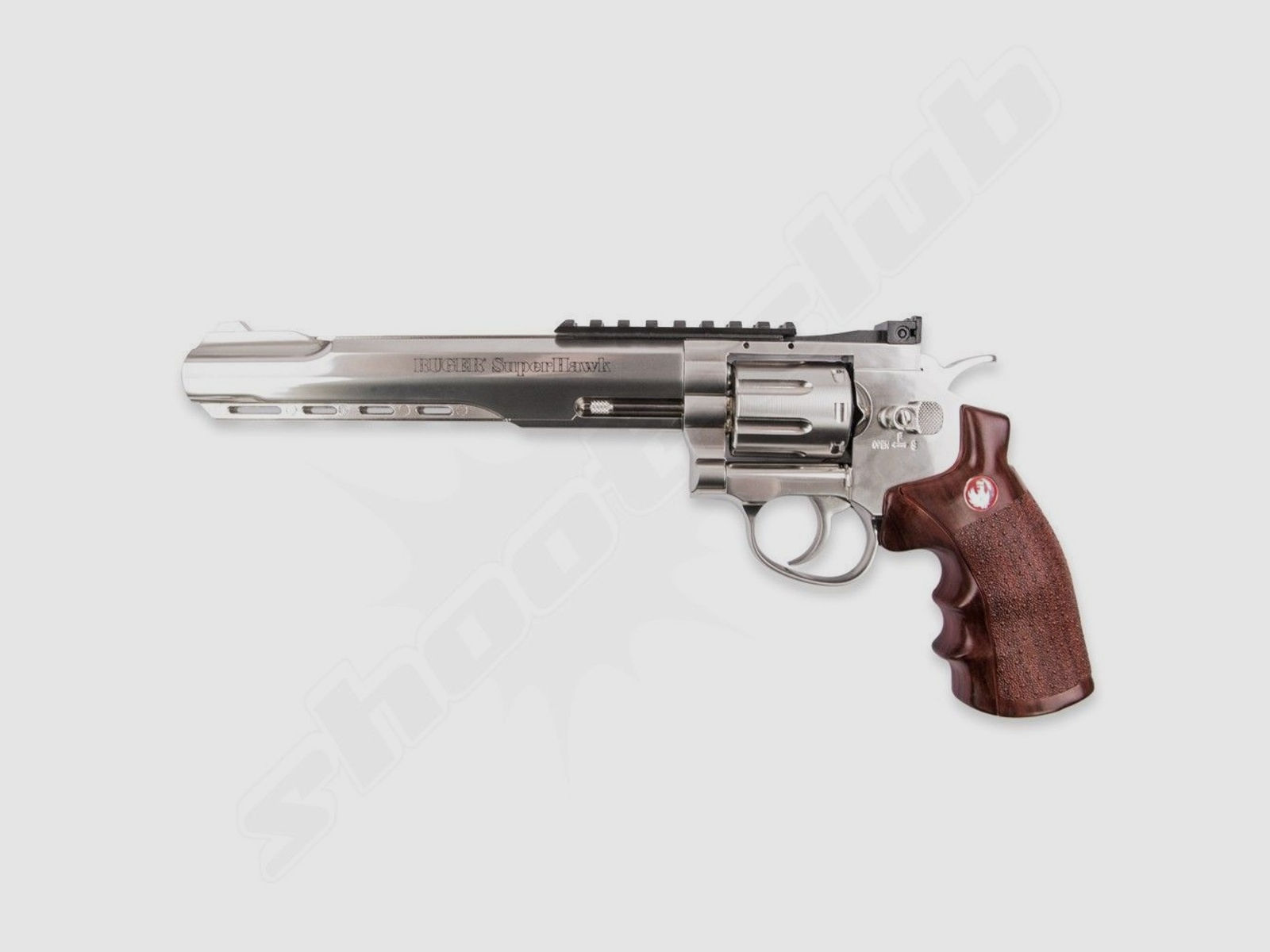 Ruger Super Hawk 8" CO2 Softair Revolver chrom - 6mm
