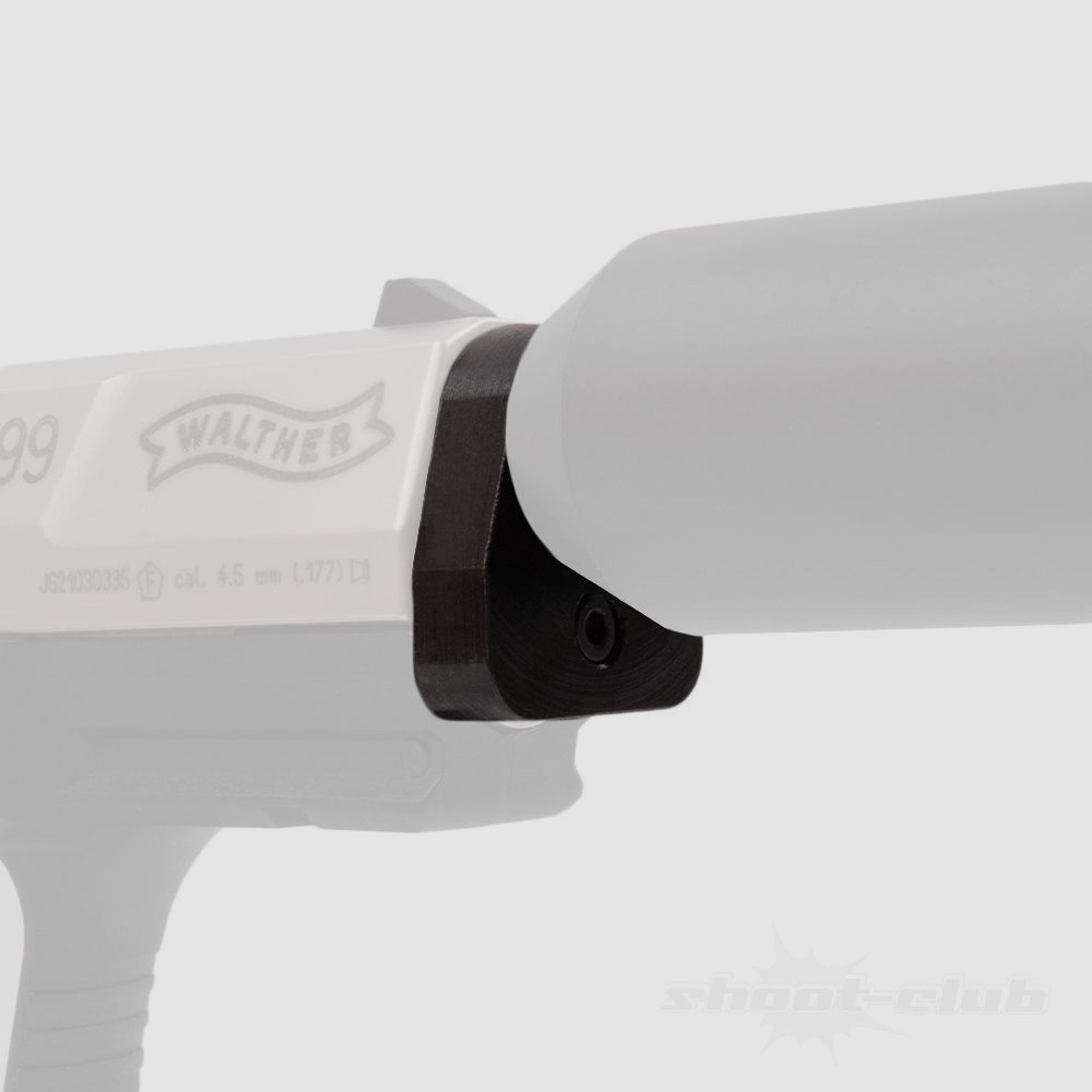 Schalldämpferadapter für Walther CP99, NightHawk, Umarex CPS CO2 Pistole - 1/2"UNF