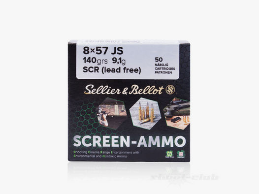 Sellier & Bellot Screen SCR Zink 140 grs. FMJ 8x57 IS