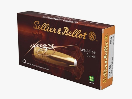 Sellier & Bellot eXergy 9,3x62 16,2g / 250grs. - 20 Stk