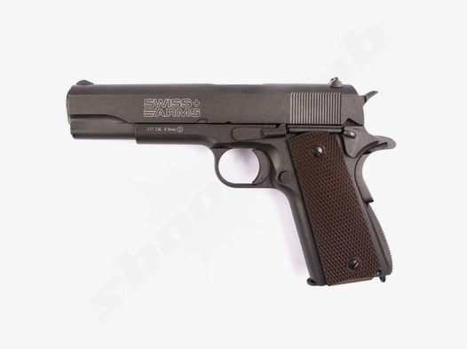 Swiss Arms P1911 CO2 Pistole mit Blow Back 4,5 mm BB Schwarz