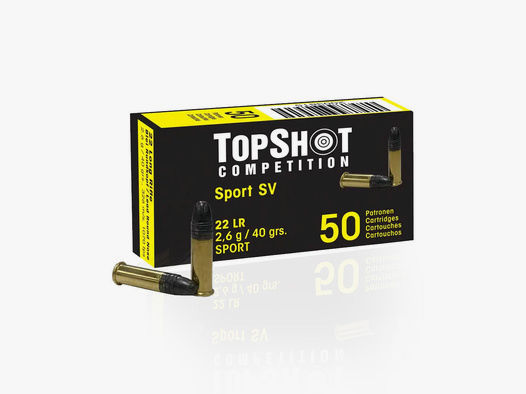 TopShot Competition Sport SV Black Edition .22 lfb 40 grs 50 Schuss
