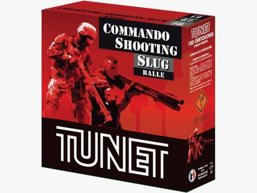 Tunet Commando Slug 25 Schuss 28g 12/67,5 Flintenlaufgeschoss