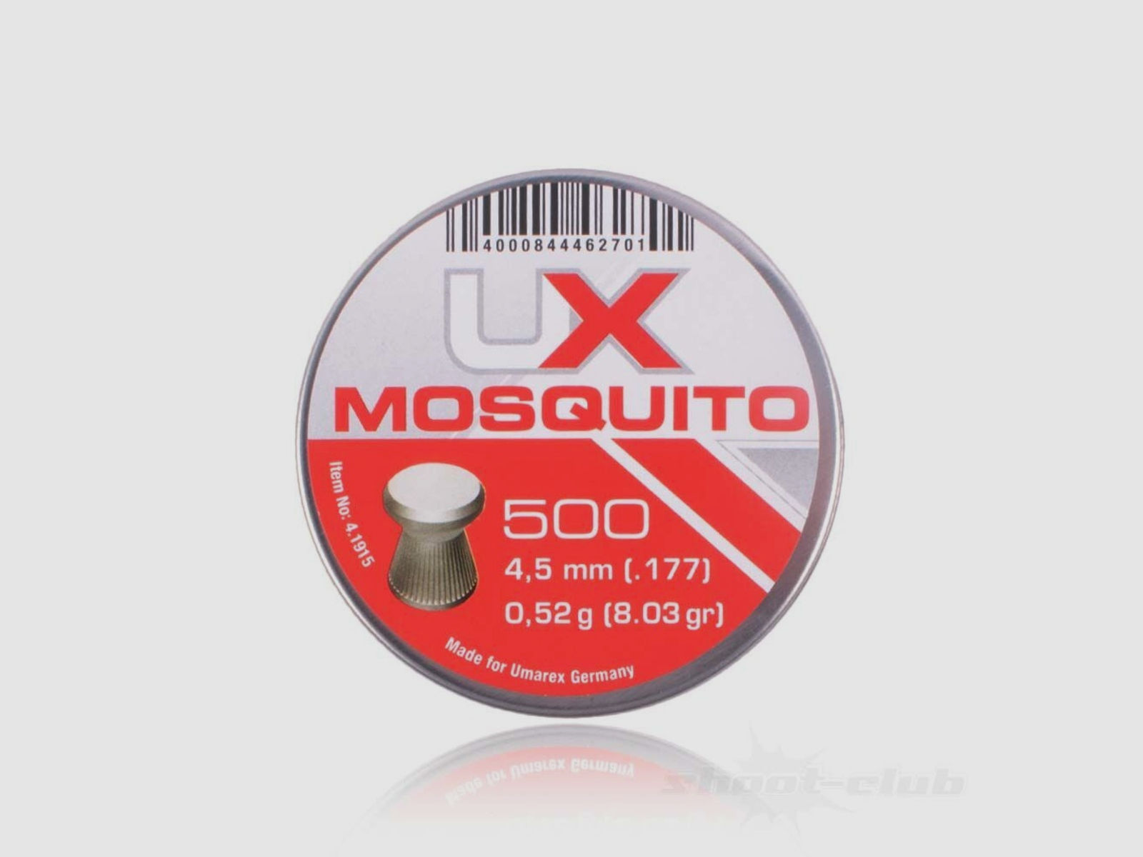 Umarex Mosquito Flachkopf Diabolos, 4,5mm - 500 Schuss