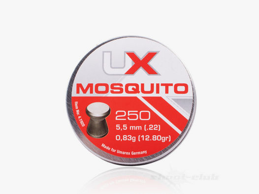 Umarex Mosquito Flachkopf-Diabolos - 5,5mm - 250 Schuss