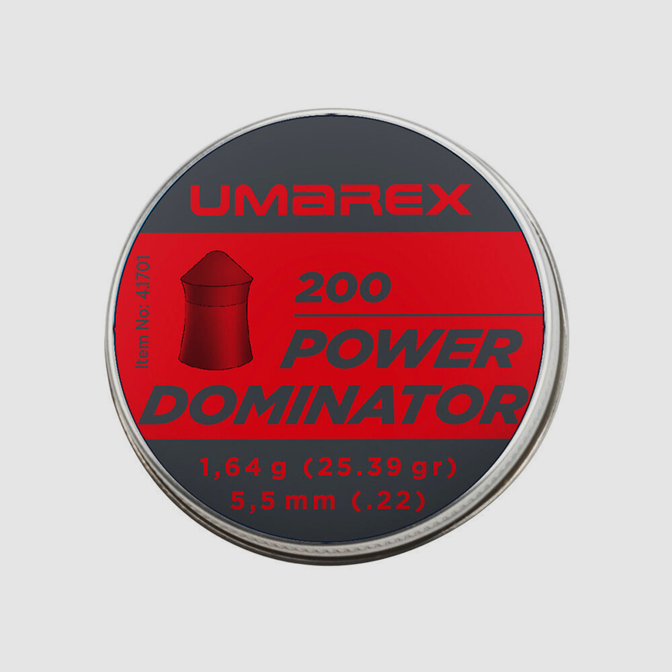 Umarex Power Dominator Spitzkopf Diabolos Kaliber 5,5 mm 1,645 g - 200 Stück pro Dose