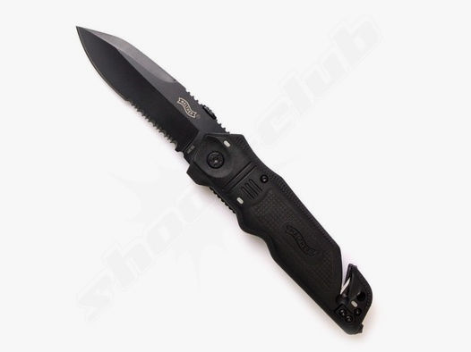 Walther ERK - Emergency Rescue Knife mit Nylon Holster