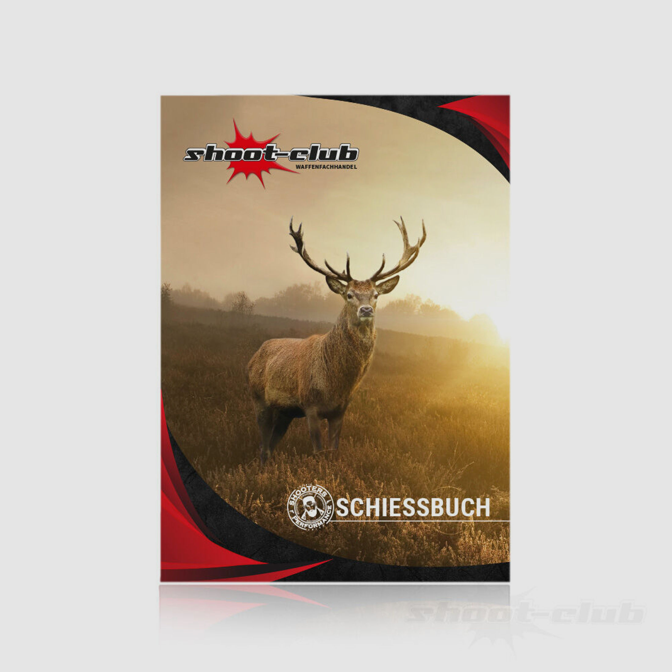 shoot-club Schießbuch als Behördennachweis DIN A6 36 Seiten