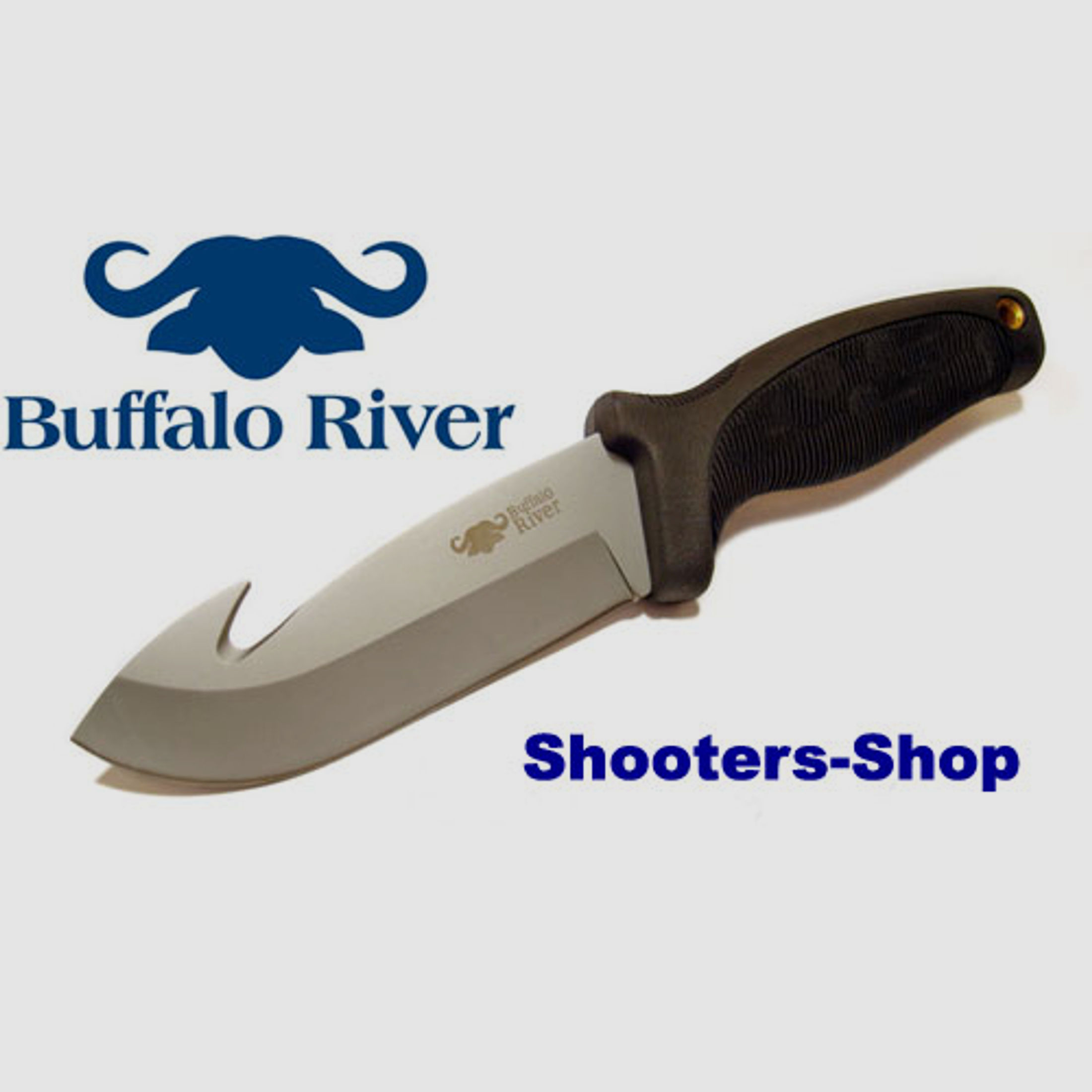 Buffalo~River Jagdmesser BRKM-105 mit Aufbruchklinge Stainless-Steel