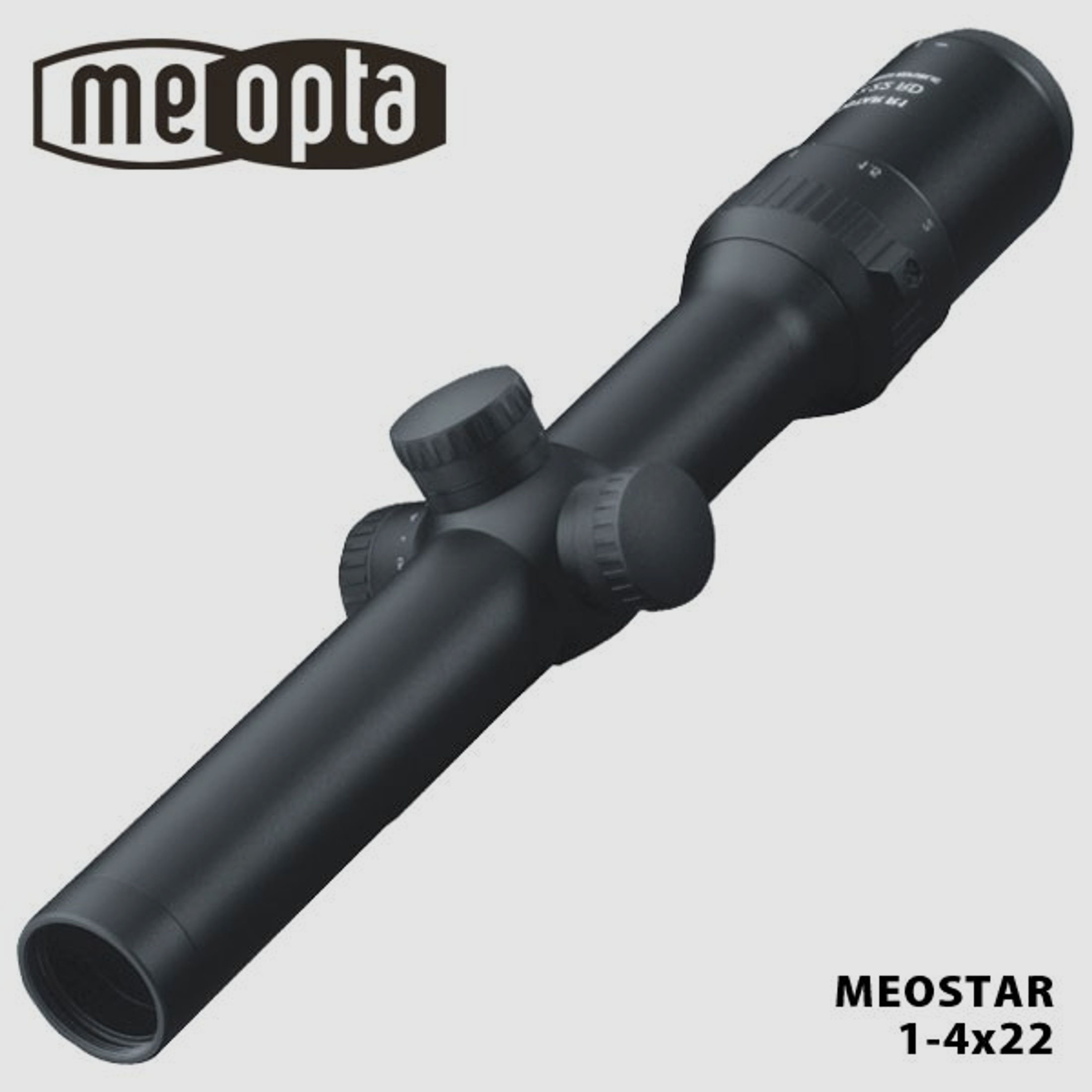 MEOPTA MEOSTAR R1r 1-4x22 RD/MR Leuchtabsehen K-Dot 2 Ebene Zeiss Innenschiene