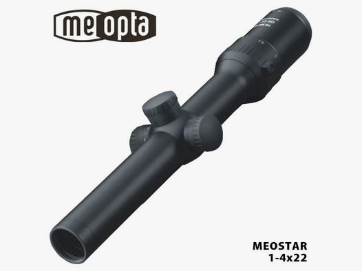 MEOPTA MEOSTAR R1r 1-4x22 RD/MR Leuchtabsehen K-Dot 2 Ebene Zeiss Innenschiene
