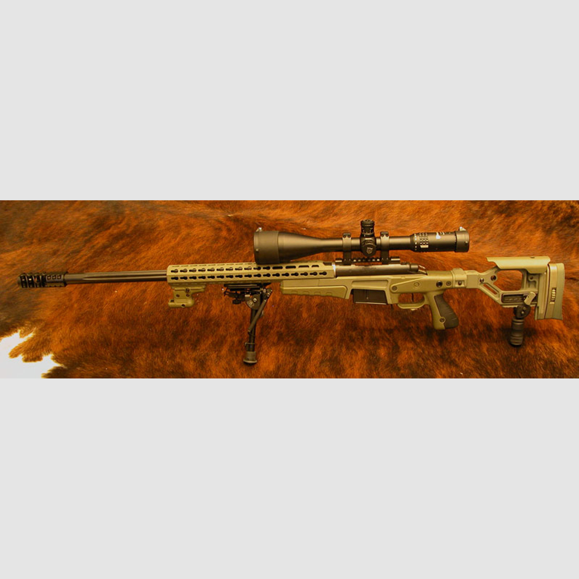 Accuracy Sniper .300 WinMag Custom-Made AICS-AX Skeleton-Klappschaft System Remington 700 L.Walther Matchlauf AR15-Auszieher, Ebi-Bremse
