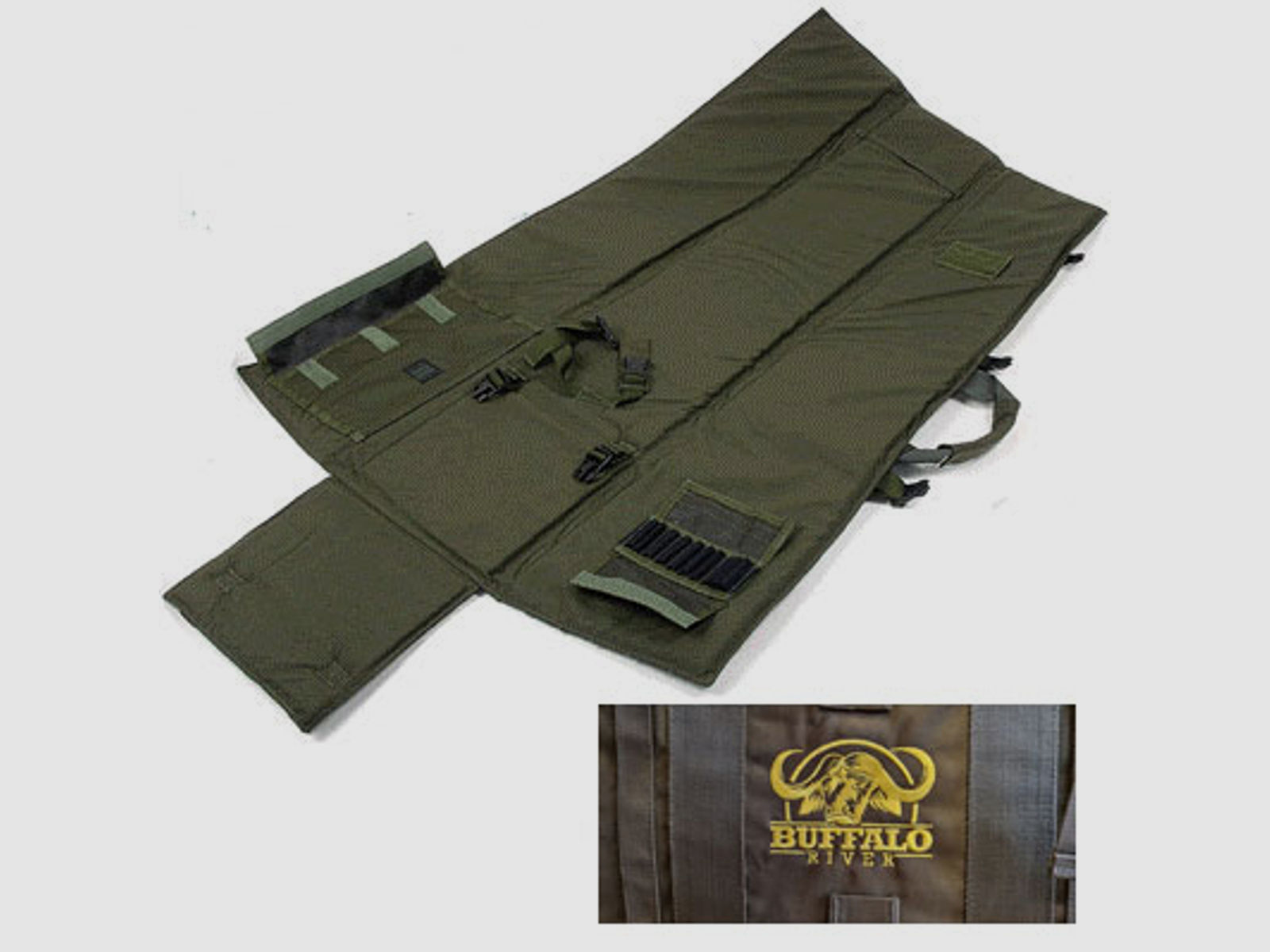 Buffalo River Tactical Drag Bag - Sniper Schießmatte/Futteral OLIV