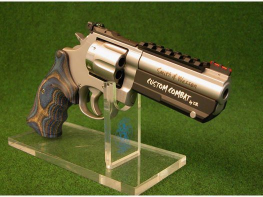 CUSTOM COMBAT DOU-TONE S&W 686-5 4"Zoll 357 Magnum