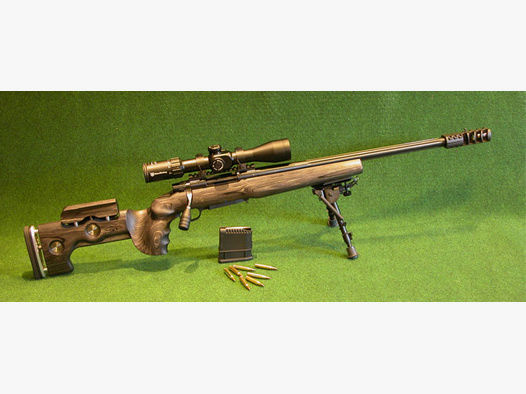 Accuracy HOWA 1500 Kal 223 Rem Sniper Custom-Made GRS NORDIC WOLF SP VARMINT Schaft ZF Diamond FFP