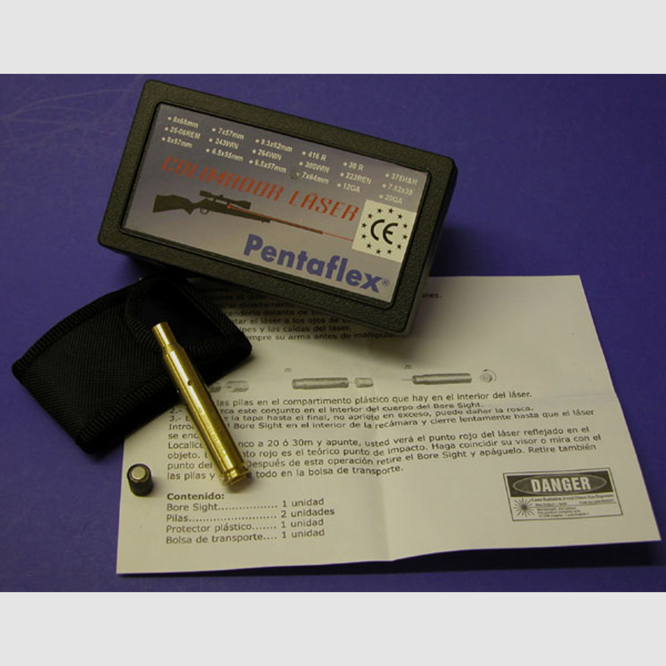 PENTAFLEX Laser Justier-Patrone Kal. .223 Remington