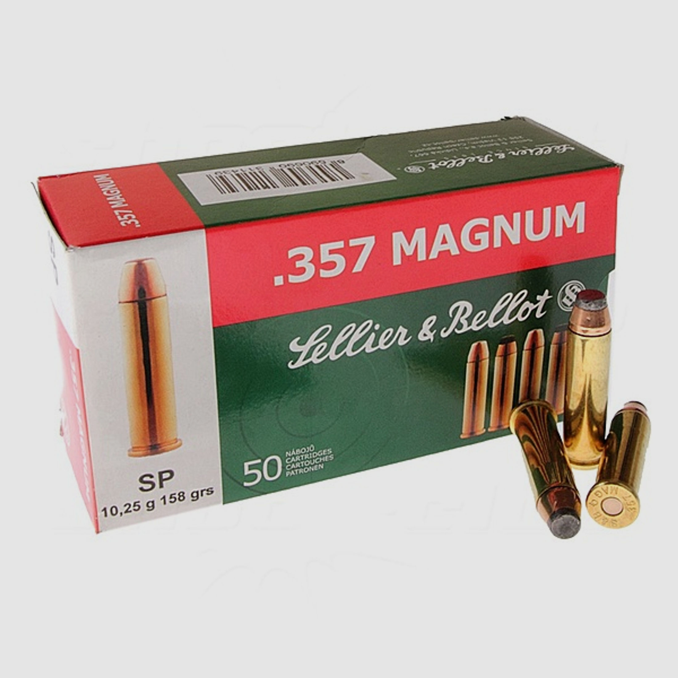 Sellier & Bellot .357 Magnum, Teilmantel Soft Point 158 grs. 1-Pack á 50 Stck