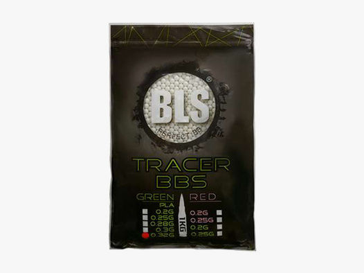 BLS Airsoft Bio Tracer BB`s 0.32g "Glow in the Dark" (3125 Stück) - Leuchtspur Grün