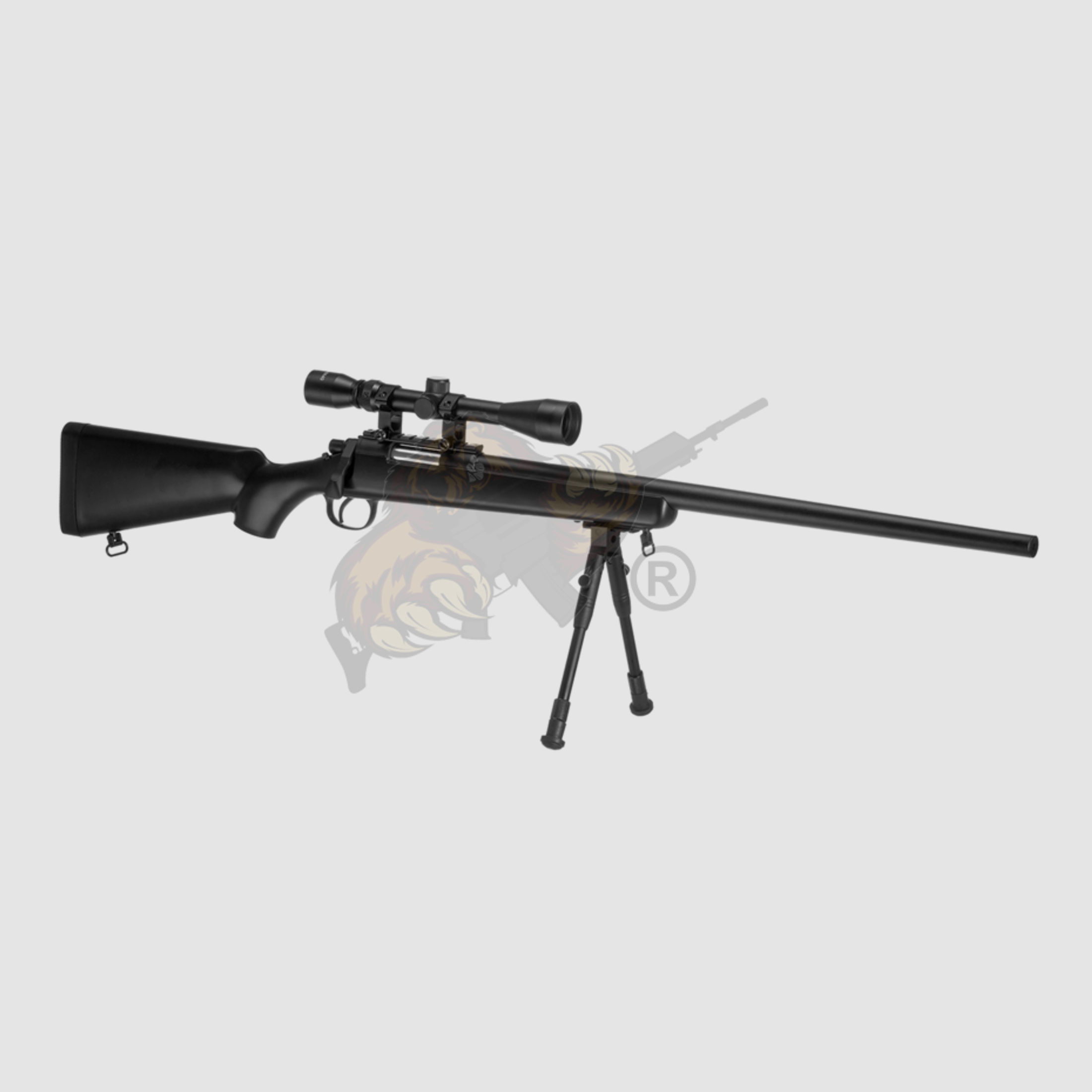 SR-1 Sniper Rifle Airsoft Set Black - Well -F-