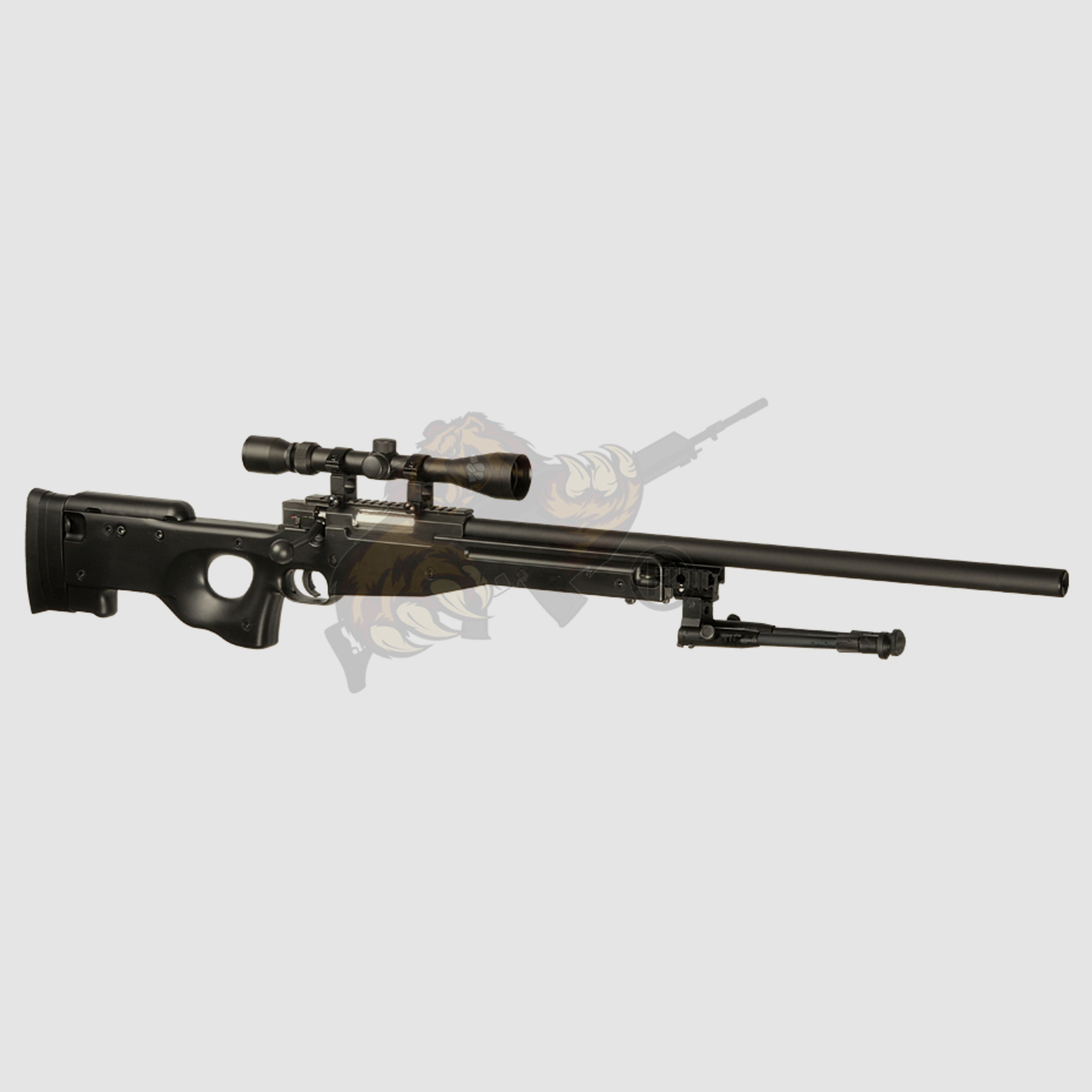 L96 Sniper Rifle Airsoft Set Black - Well -F-