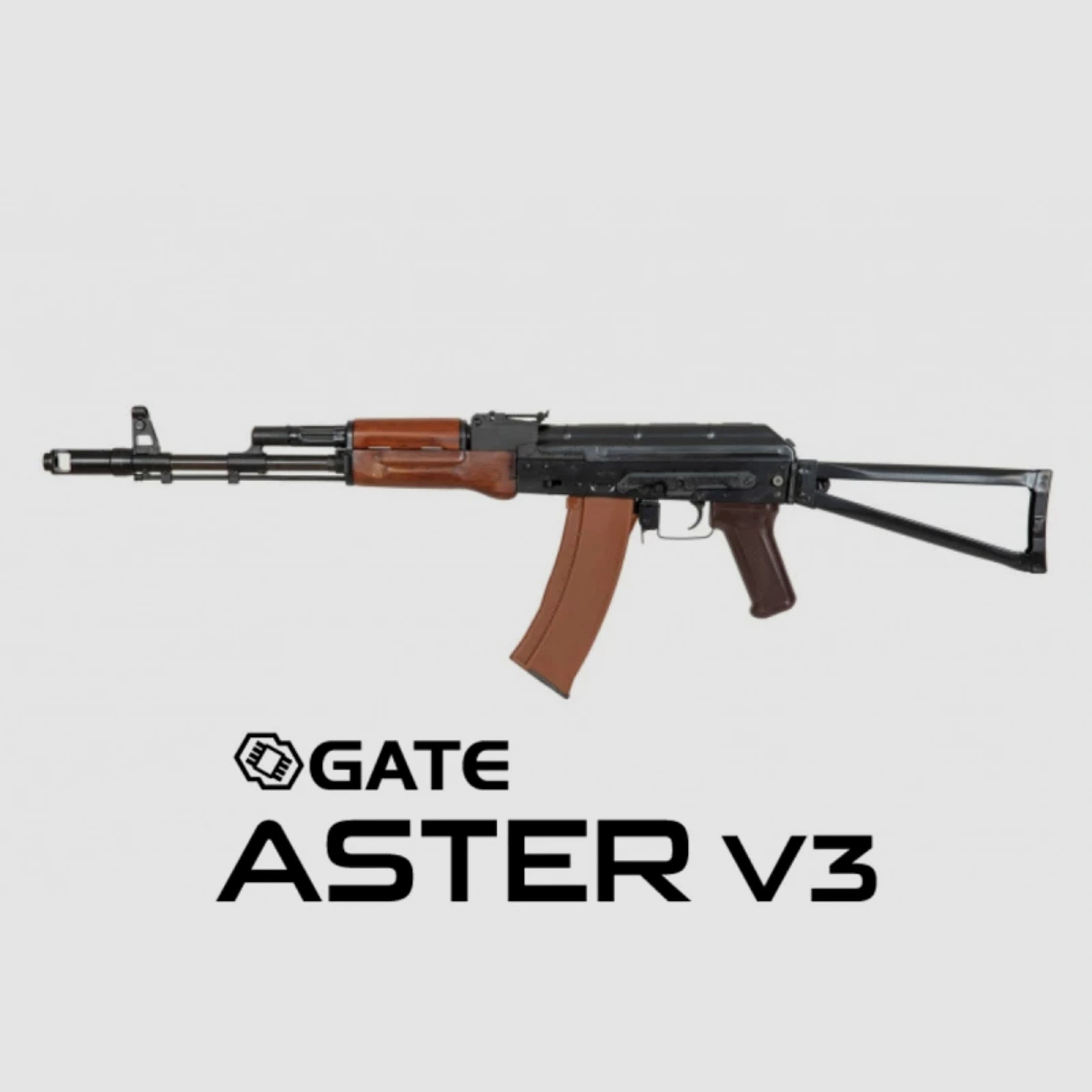 AKS-74N Essential  Stahl-Version mit Gate Aster V3 frei ab 18 Schwarz/Echtholz | E&L